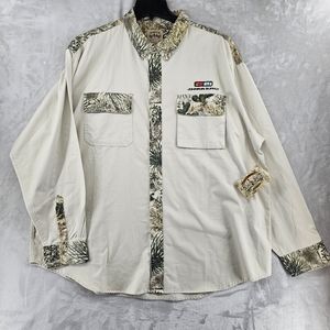 Game guard Mens Long Sleeve Hunting Texas Desert Camo Shirt‎ Mens 2XL XXL NEW!